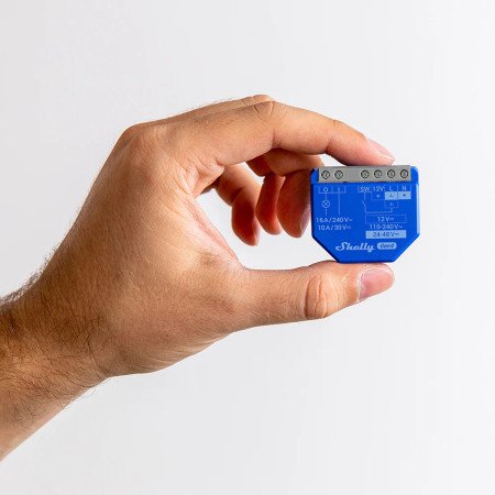 Shelly 1 Gen4 – Relè smart 16A, Wi-Fi + Bluetooth, per domotica e automazioni impianti