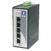 Switch industriale su guida DIN 5 porte Fast Ethernet (10/100), non gestito, IP30