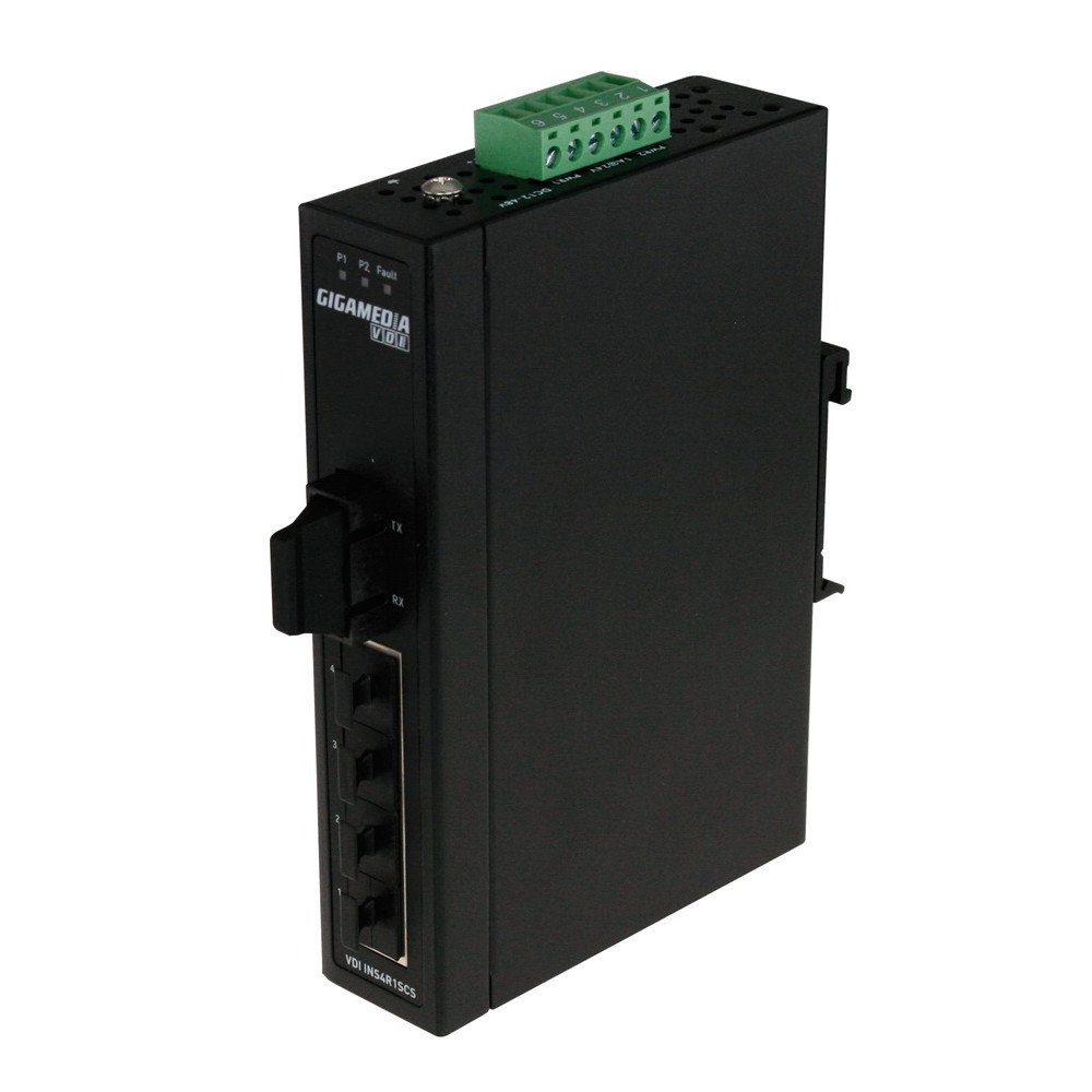 Switch industriale 10/100Mbps + 1 porta 100BaseFX (SC)