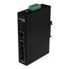 Switch per guida DIN industriale non gestito 5 porte 10/100Base-TX incl. 4 PoE (60 W)