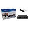 Kit videosorveglianza IP PoE: NVR 4 canali + 2 telecamere bullet 5MP + HDD 1 TB