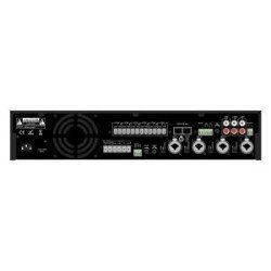 Amplificatore mixer multizona 6 zone 240 W con sorgenti MP3/USB/SD, Bluetooth e radio, 4 MIC, 2 LINE, EMC con priorità