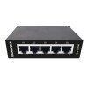 Switch Gigabit non gestito 5 porte, case metallico, fanless, alimentatore esterno (desktop)