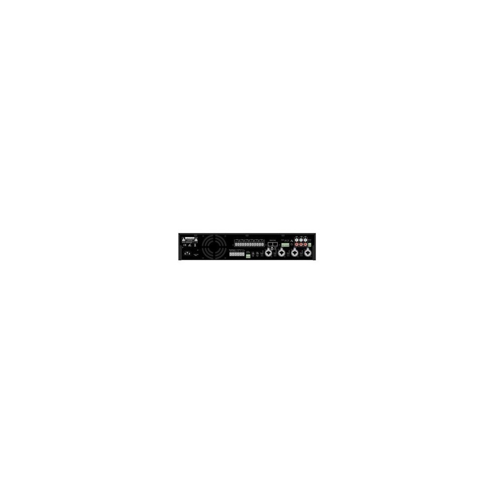 Amplificatore mixer 6 zone 240 W con sorgenti integrate (MP3 USB/SD, Bluetooth, radio), 100V, EMC priority