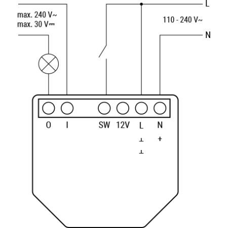 Shelly 1 Gen4 – Relè smart 16A, Wi-Fi + Bluetooth, per domotica e automazioni impianti
