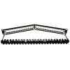 Patch panel 19″ 1U angolato vuoto 24 porte, metallo nero RAL 9005 (per soluzioni Cat.6A)