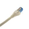 Patch cord Cat.6A S/FTP LSZH 0,3 m – cavo rete 10G schermato, RJ45‑RJ45, bianco, snagless