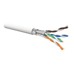Cavo Cat.6A F/FTP LSZH Dca AWG23 – 10G, PoE/PoE+/4PPoE, bianco RAL 9001, bobina 500 m