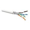 Cavo Cat.6A F/FTP LSZH Dca AWG23 – 10G, PoE/PoE+/4PPoE, bianco RAL 9001, bobina 500 m