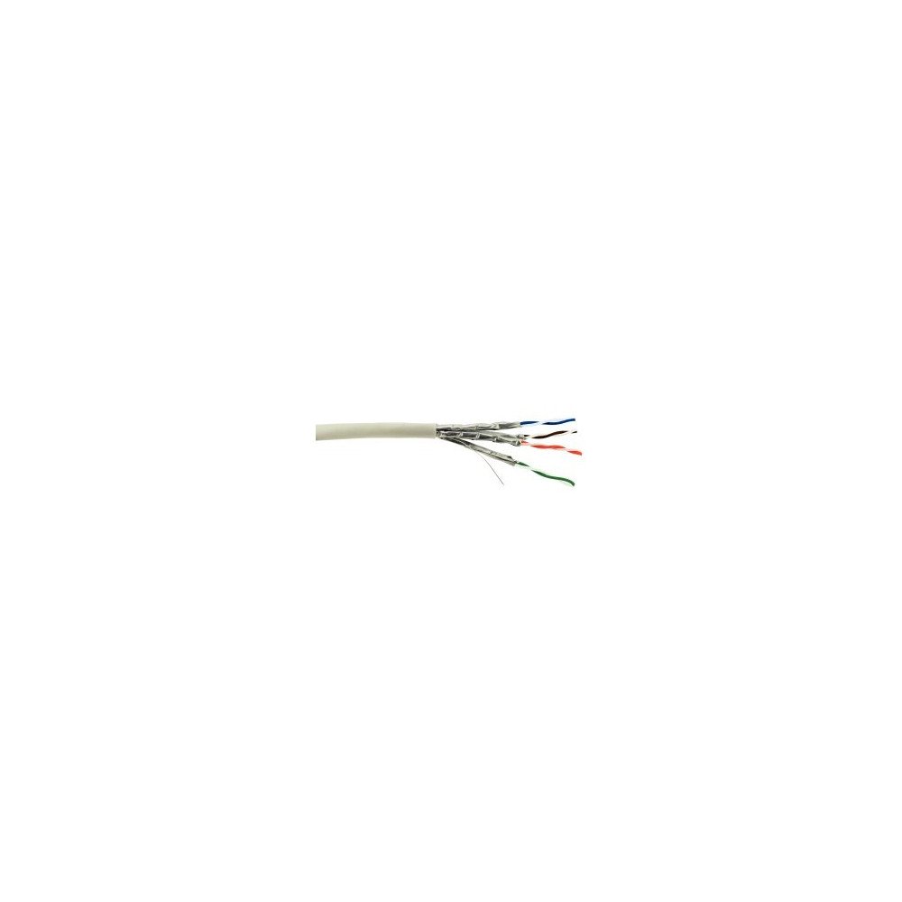 Cavo Cat.6A U/FTP LSZH Dca AWG23 – 10G, PoE/PoE+/4PPoE, bianco RAL 9003, bobina 500 m