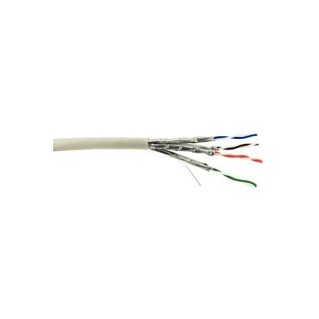 Cavo Cat.6A U/FTP LSZH Dca AWG23 – 10G, PoE/PoE+/4PPoE, bianco RAL 9003, bobina 500 m