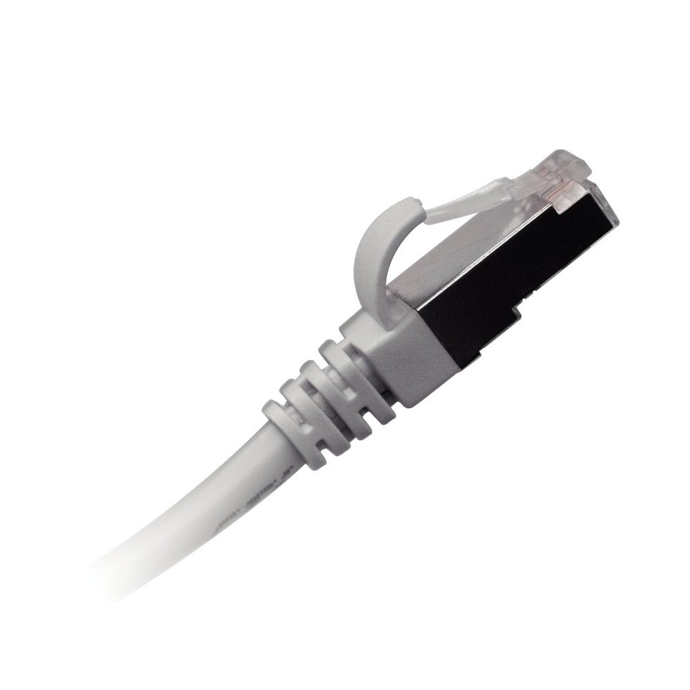 Patch cord Cat.6 S/FTP LSZH 1–10 m – cavo rete schermato RJ45‑RJ45, snagless (grigio)