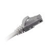Patch cord Cat.6 U/UTP LSZH 0,5–20 m – cavo rete RJ45‑RJ45, snagless (grigio)