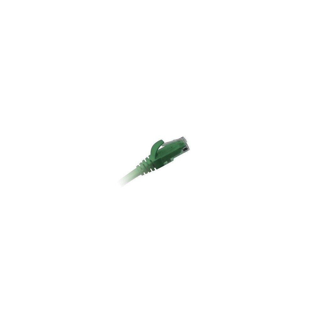 Patch cord Cat.6 U/UTP PVC 0,5 m – cavo rete RJ45‑RJ45, snagless, verde