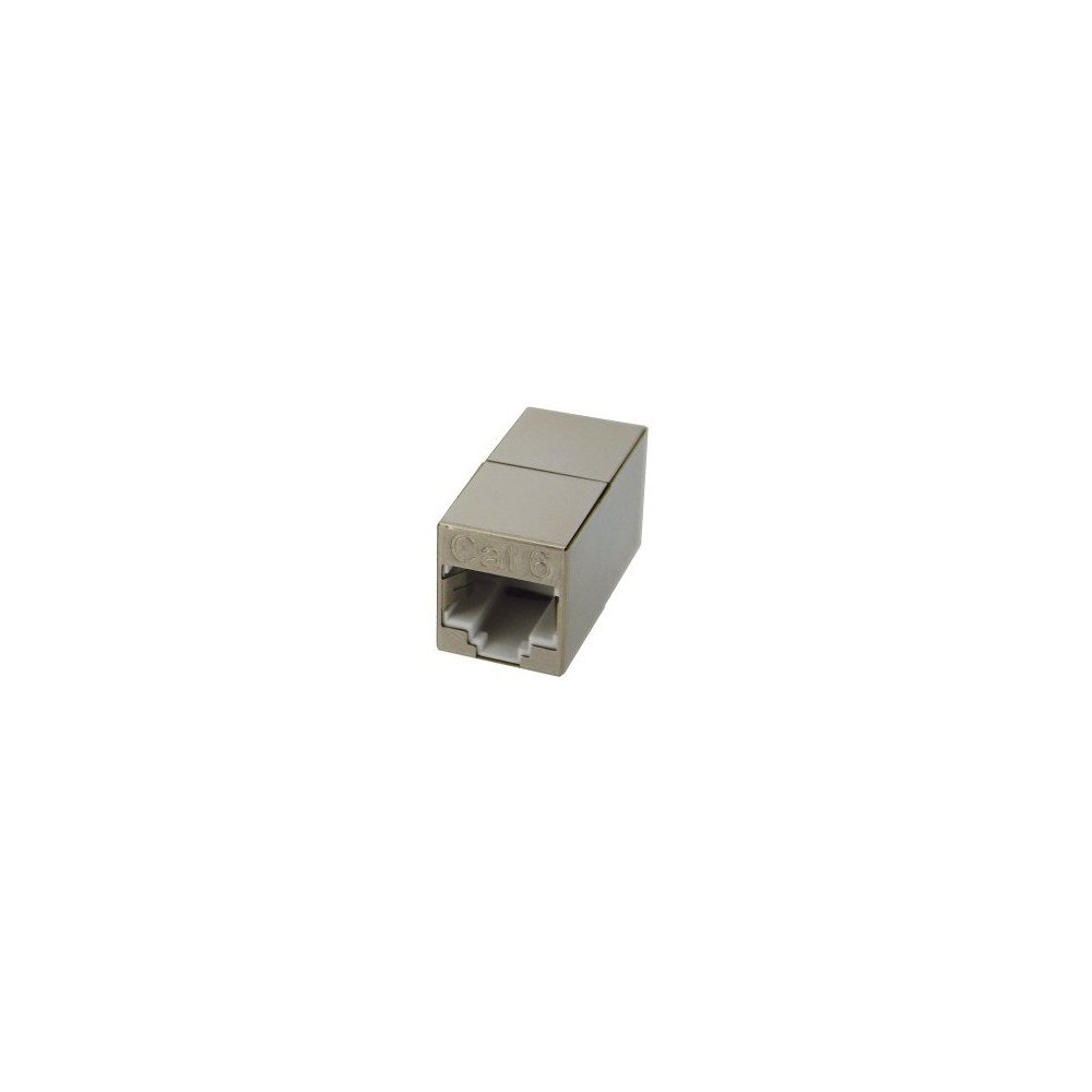 Giunto RJ45 femmina/femmina Cat.6 schermato (STP) – mini prolunga, stand‑alone
