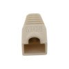 Pack 100 boot RJ45 con protezione clip – per cavi Ø 5,6–6,0 mm, grigio o giallo