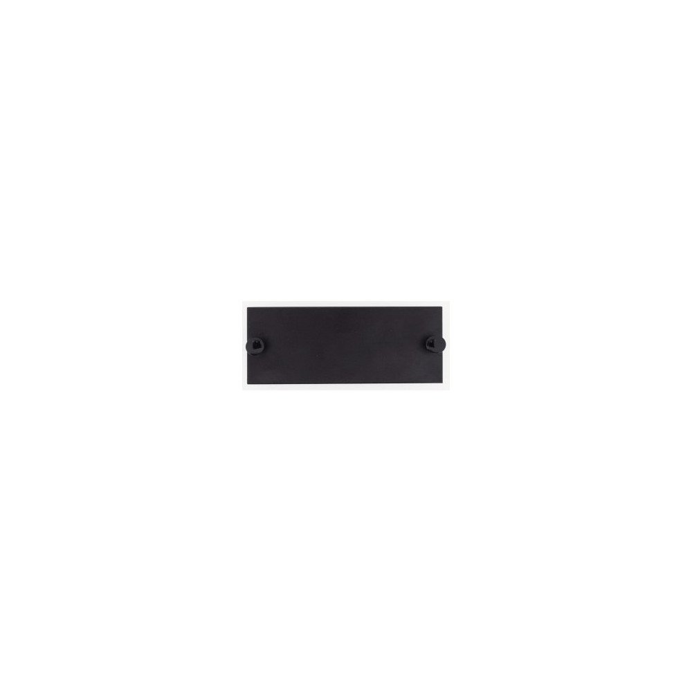 Modulo otturatore (shutter) per pannello modulare GGM PO4X6B – nero RAL 9005, con clip di fissaggio