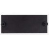 Modulo otturatore (shutter) per pannello modulare GGM PO4X6B – nero RAL 9005, con clip di fissaggio