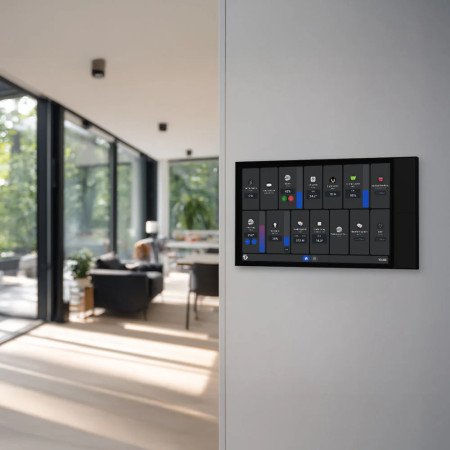 Shelly Wall Display XL – pannello di controllo smart 10,1” , 4 tasti fisici personalizzabili, Wi‑Fi + Bluetooth