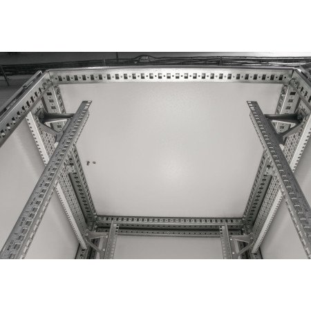 Armadio da pavimento per cablaggio 19″ IPRACK 42U Grigio