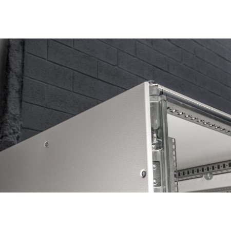 Armadio da pavimento per cablaggio 19″ IPRACK 42U Grigio