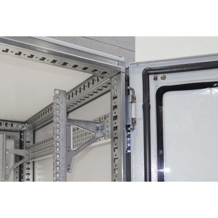 Armadio da pavimento per cablaggio 19″ IPRACK 42U Grigio