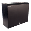 Cabinet MINIBOX 4U nero – accesso laterale, porta con chiave, IP20