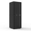 Armadio di cablaggio S70 36U 600x600 mm, nero – porta vetro, IP20