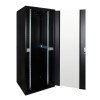 Armadio rack 19" da pavimento GIGARACK S70 42U 800×800 – cabling, nero RAL 9005, porta vetro, IP20, portata 900 kg