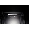 Armadio rack 19" da pavimento GIGARACK S70 42U 800×800 – cabling, nero RAL 9005, porta vetro, IP20, portata 900 kg