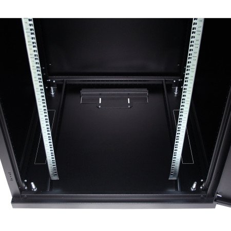 Armadio rack 19" da pavimento GIGARACK S70 42U 800×800 – cabling, nero RAL 9005, porta vetro, IP20, portata 900 kg