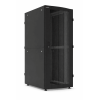 Armadio server S250 42U 800x1000 mm, smontabile – porte perforate reversibili, struttura in alluminio, nero