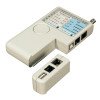 Tester di continuità per cavi RJ45/RJ12, BNC (25/50Ω) e USB con LED e segnale acustico