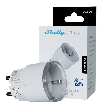 Shelly Wave Plug S LR – Presa Smart Z-Wave con Power Meter