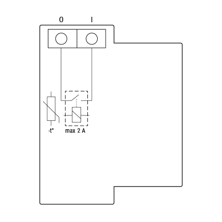 Shelly Pro 3EM Switch Add‑on – Modulo relè isolato per contattori (solo Pro 3EM / Pro 3EM 3CT63), 2A, DIN
