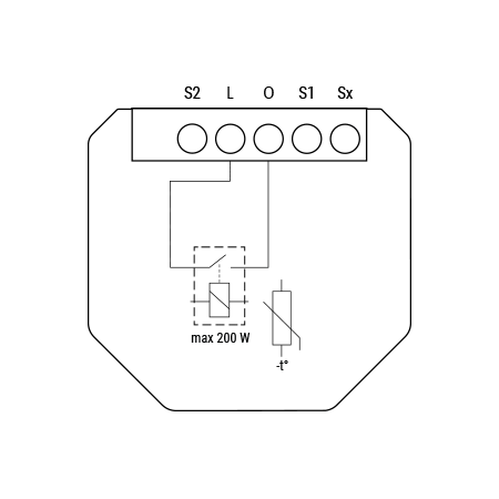 Shelly 1L Gen3 – Relè WiFi Senza Neutro per Luci