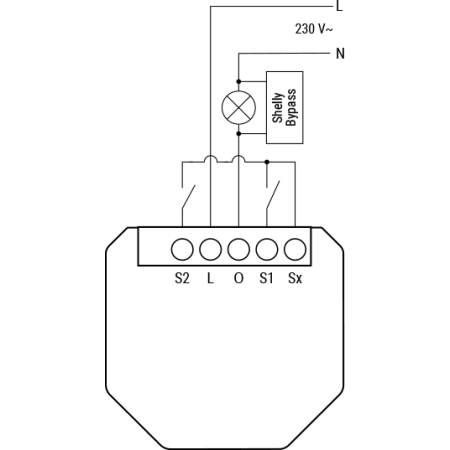 Shelly 1L Gen3 – Relè WiFi Senza Neutro per Luci