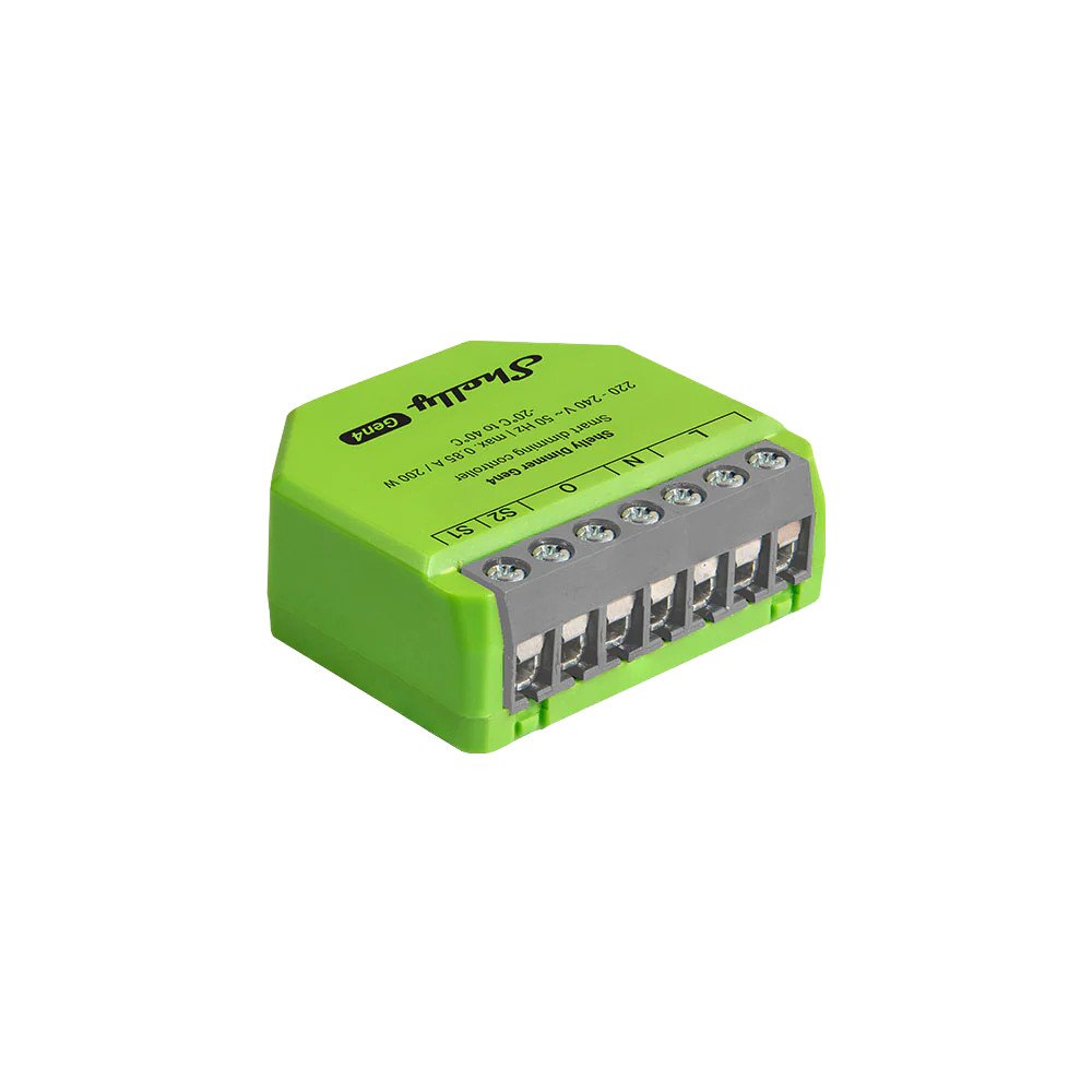 Shelly Dimmer Gen4 – dimmer intelligente, a canale singolo, per controllo luci