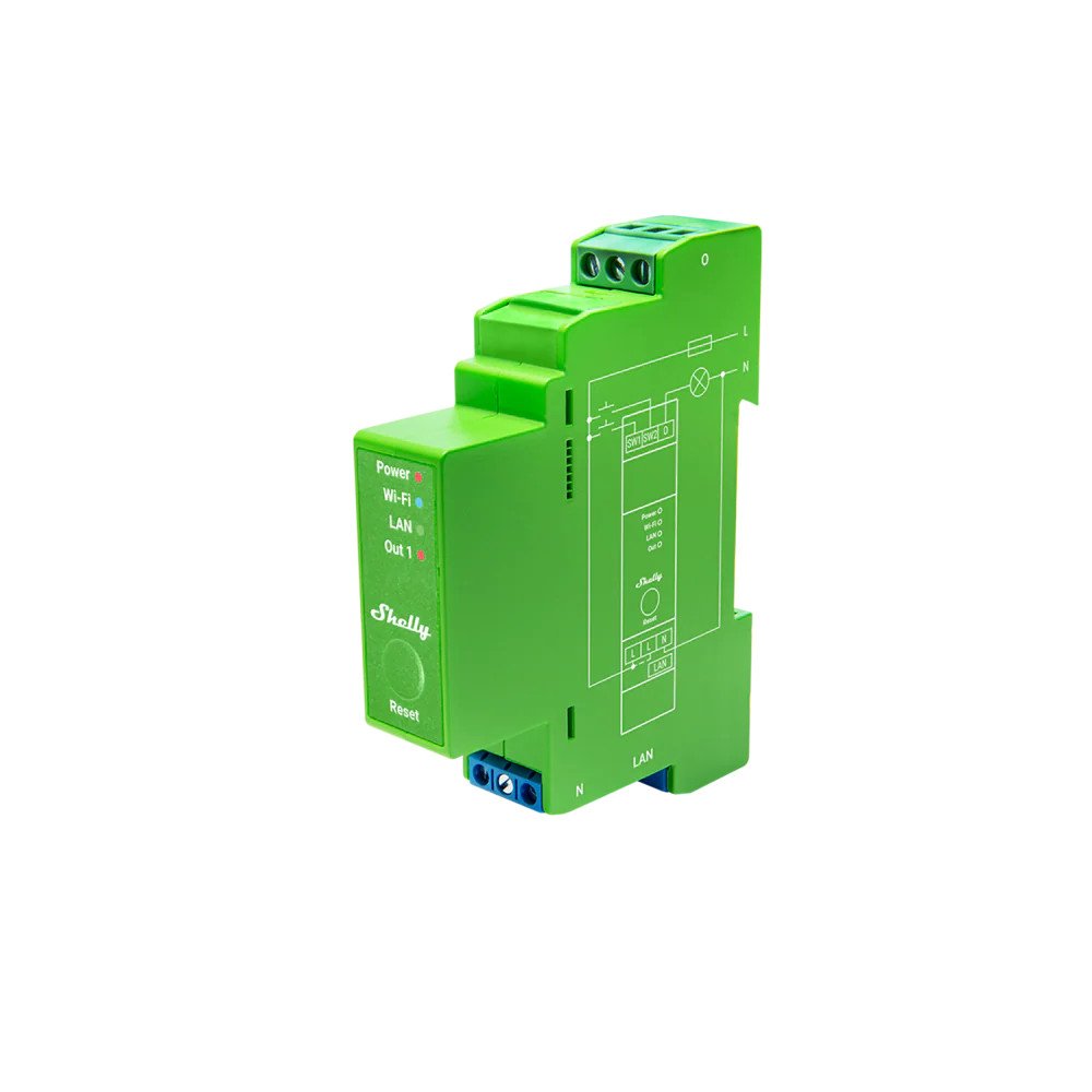 Pro Dimmer 1PM Smart Wi-Fi & LAN a 1 Canale con Misurazione dei Consumi, 200W,