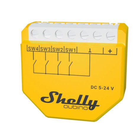 Shelly Wave i4 DC – Controller Z-Wave 4 ingressi smart