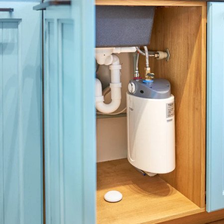 Shelly Flood – Rilevatore perdite d’acqua smart, Wi‑Fi, con sensore temperatura