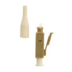 Connettore LC multimode epoxy, ferula ceramica, boot 900 µm beige