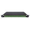Patch panel 1U precaricato con 12 adattatori SC/APC duplex OS2 + 24 pigtail colorati