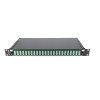 Patch panel 1U precaricato con 24 adattatori SC/APC duplex OS2 + 48 pigtail colorati