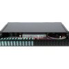 Patch panel 1U precaricato con 12 adattatori SC duplex OM3 + 24 pigtail colorati