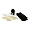 Kit gestione cavi con supporto per 24 giunzioni, clip guida cavo e pressacavo PG13.5