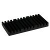 Supporto nero in plastica per protezioni termorestringenti – 12 giunzioni a fusione (3×4)