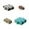 Adattatore ottico SC duplex multimodale, corpo plastico grigio, bussola ceramica