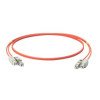Patchcord ottico multimodale OM2 SC/SC duplex 1 m, LSZH Ø3 mm, arancione