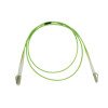SC/SC OM5 50/125 µm duplex 1 m patchcord, LSZH Ø3 mm jacket, lime green colour